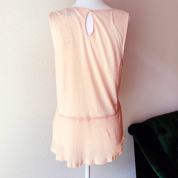 Lucky Brand Peach Top NWT - Picture 2 of 3